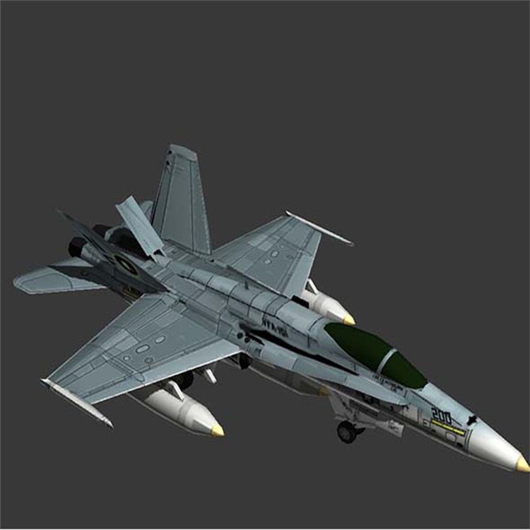 武山3D舰载战斗机模型